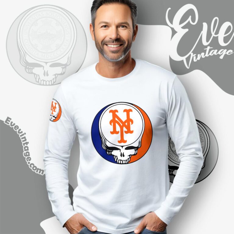 New York Mets Steal Your Face Grateful Dead Shirt Long Sleeve Tee New York Mets Steal Your Face Grateful Dead Shirt Long Sleeve Tee