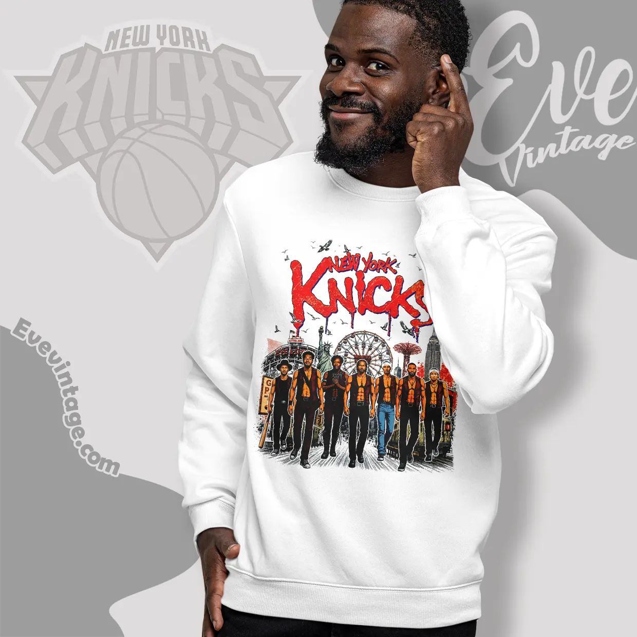 New York Nova Knicks The Warriors Sweatshirt New York Nova Knicks The Warriors Sweatshirt