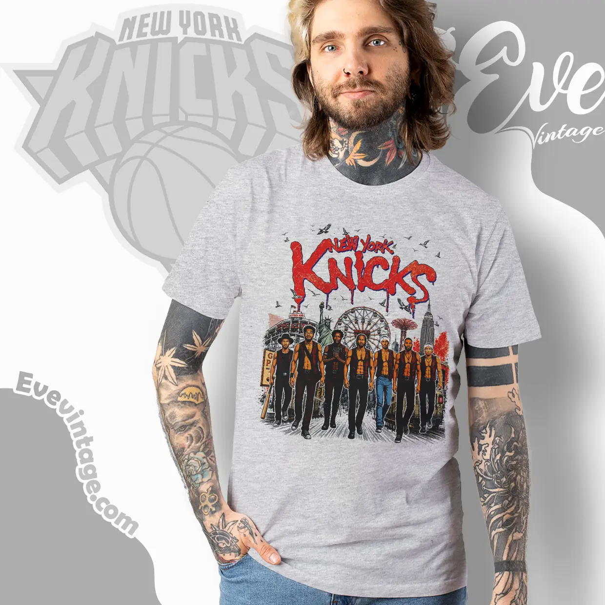 New York Nova Knicks The Warriors T shirt New York Nova Knicks The Warriors T shirt