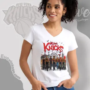 New York Nova Knicks The Warriors V Neck TShirt