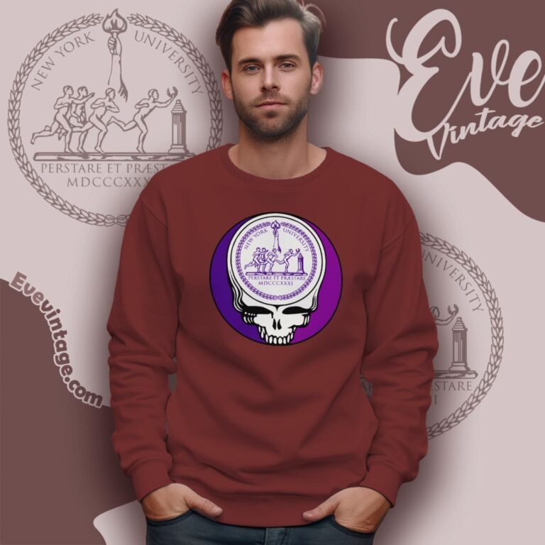New York University Steal Your Face Grateful Dead Shirt Sweatshirt New York University Steal Your Face Grateful Dead Shirt Sweatshirt