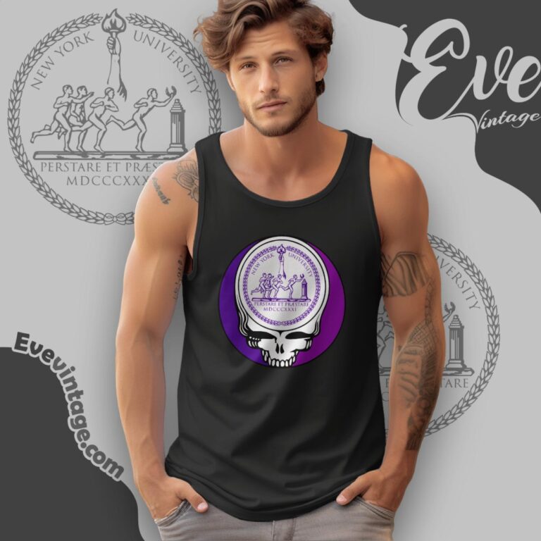 New York University Steal Your Face Grateful Dead Shirt Tank Top Racerback New York University Steal Your Face Grateful Dead Shirt Tank Top Racerback