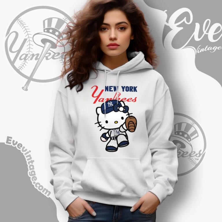 New York Yankees Hello Kitty Shirt Hoodie New York Yankees Hello Kitty Shirt Hoodie