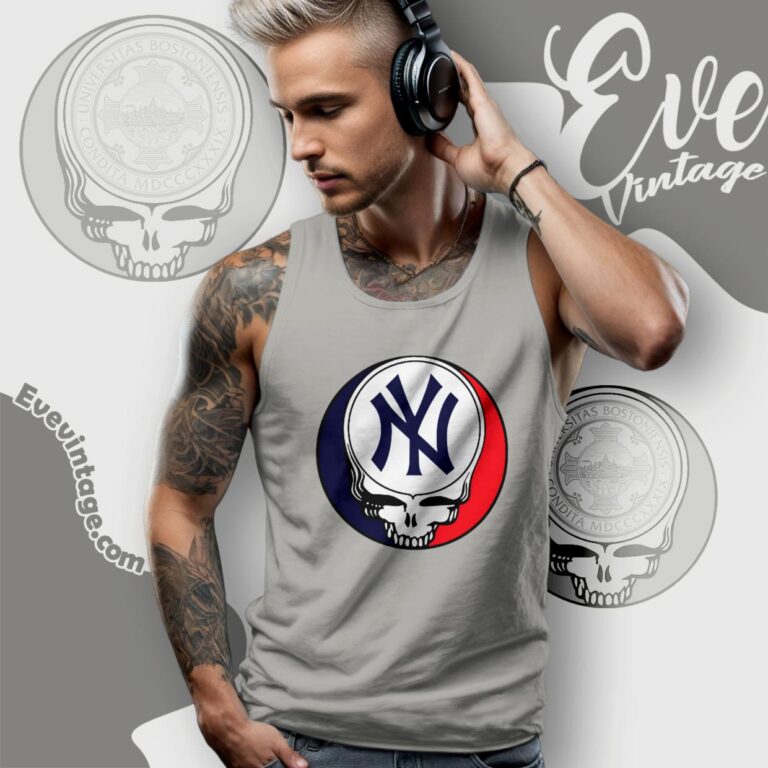 New York Yankees Steal Your Face Grateful Dead Shirt Tank Top Racerback New York Yankees Steal Your Face Grateful Dead Shirt Tank Top Racerback