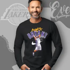 Nike Kobe Bryant Black Mamba Lakers 24 Long Sleeve Tee