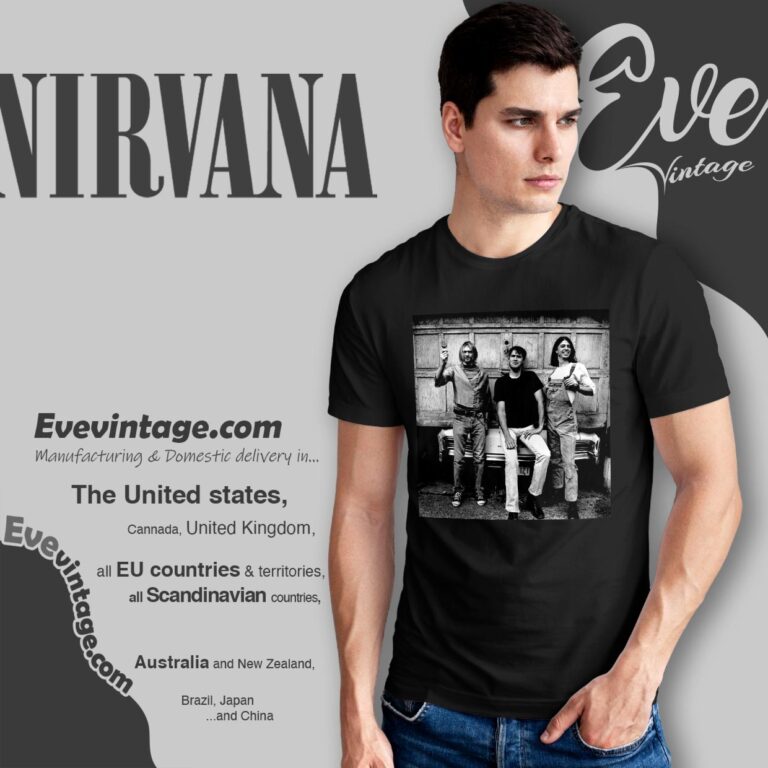 Nirvana In Seattle July 1993 Photo By Anton Corbijn Shirt T shirt Nirvana In Seattle July 1993 Photo By Anton Corbijn Shirt T shirt