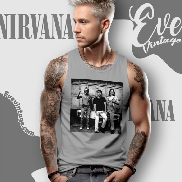 Nirvana In Seattle July 1993 Photo By Anton Corbijn Shirt Tank Top Racerback Nirvana In Seattle July 1993 Photo By Anton Corbijn Shirt Tank Top Racerback