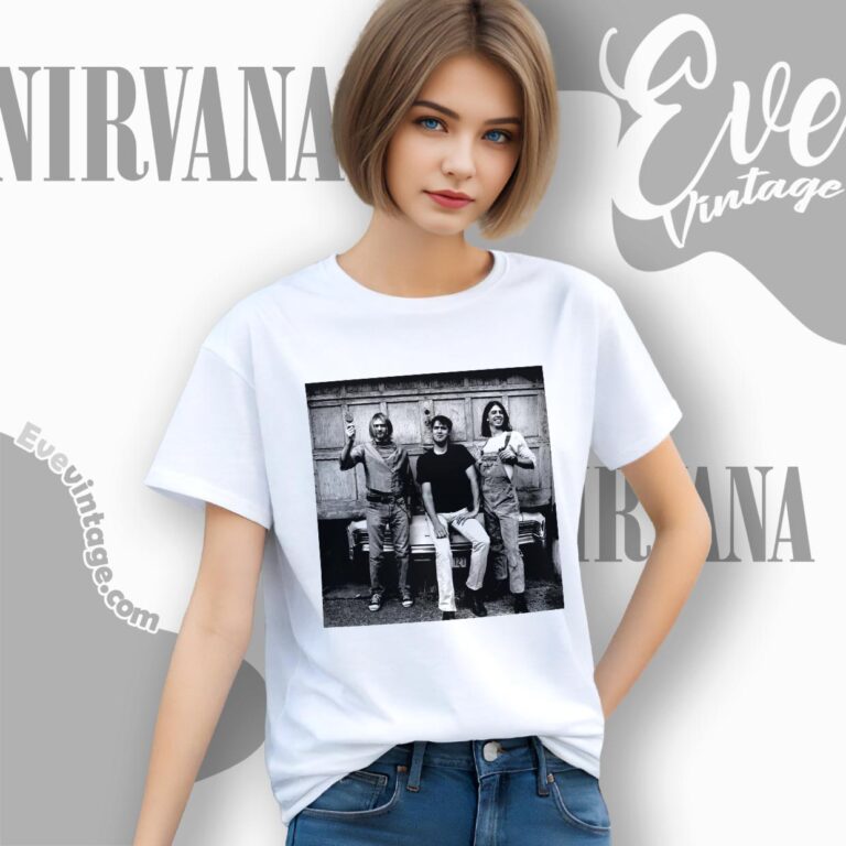 Nirvana In Seattle July 1993 Photo By Anton Corbijn Shirt Women T shirt Nirvana In Seattle July 1993 Photo By Anton Corbijn Shirt Women T shirt