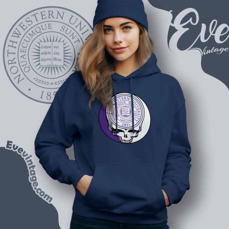 Northwestern University Steal Your Face Grateful Dead Shirt Hoodie Northwestern University Steal Your Face Grateful Dead Shirt Hoodie