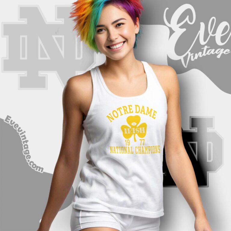 Notre Dame Fighting Irish University Shirt Tank Top Racerback Notre Dame Fighting Irish University Shirt Tank Top Racerback