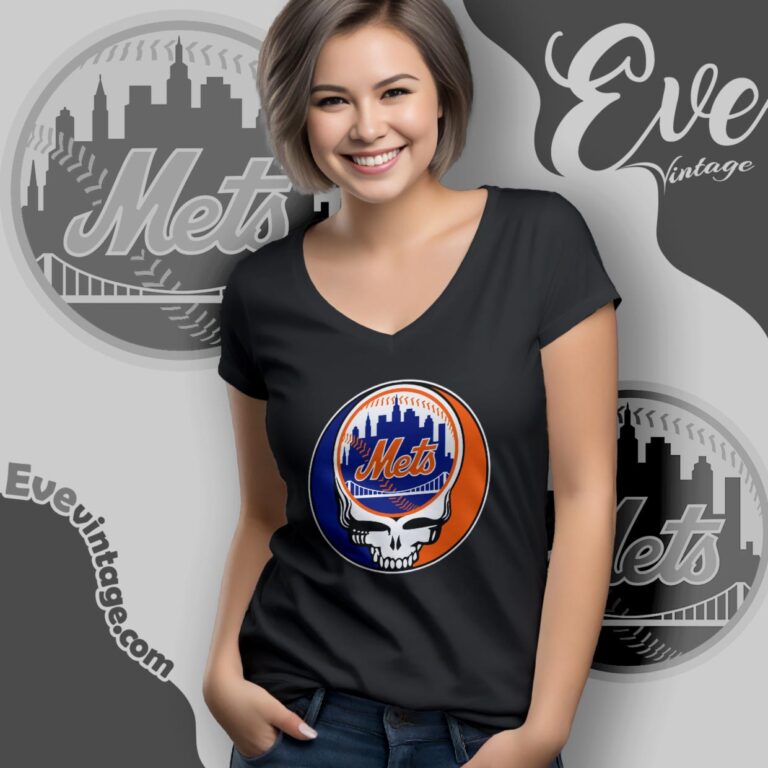 Ny Mets Steal Your Face Grateful Dead Shirt V Neck TShirt Ny Mets Steal Your Face Grateful Dead Shirt V Neck TShirt