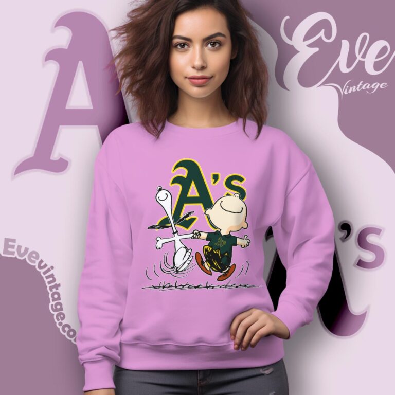 Oakland Athletics Charlie Brown Snoopy Happy Dancing Shirt Sweatshirt Oakland Athletics Charlie Brown Snoopy Happy Dancing Shirt Sweatshirt