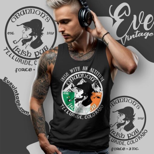 O’Bannon’s Irish Pub Shirt Irish With An Altitude