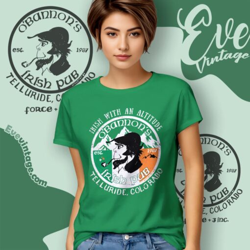 O’Bannon’s Irish Pub Shirt Irish With An Altitude