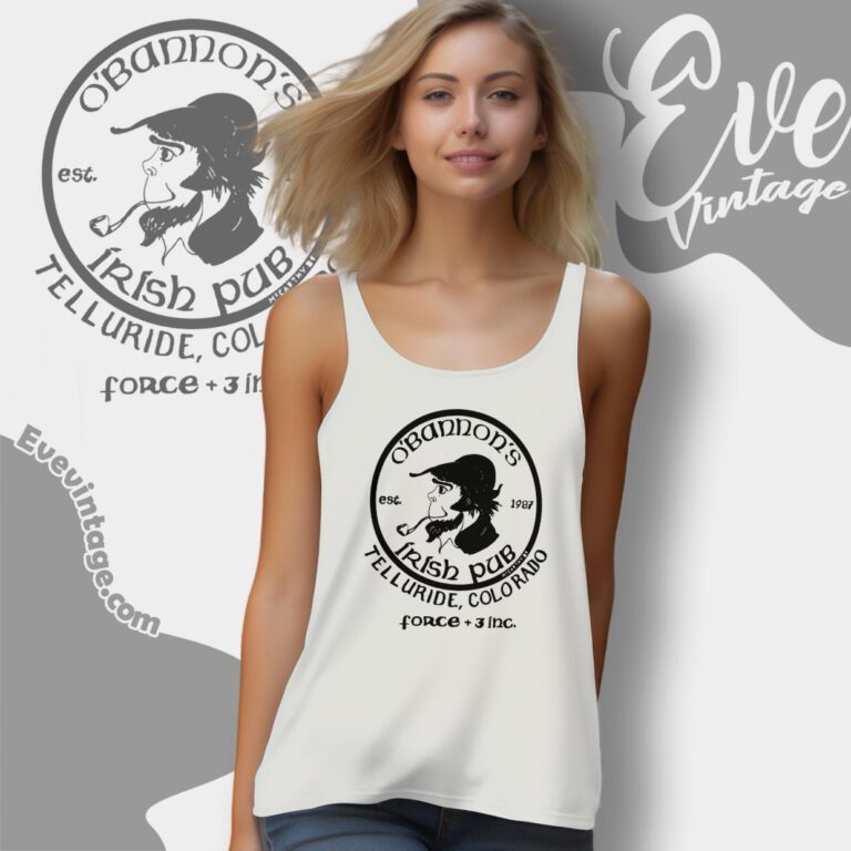 O'bannon's Irish Pub Shirt Telluride Colorado Dive Bar Tank Top Racerback O'bannon's Irish Pub Shirt Telluride Colorado Dive Bar Tank Top Racerback