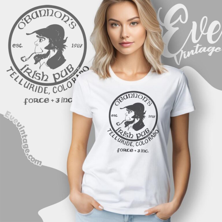 O'bannon's Irish Pub Shirt Telluride Colorado Dive Bar Women T shirt O'bannon's Irish Pub Shirt Telluride Colorado Dive Bar Women T shirt
