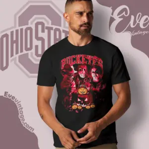 Ohio State Buckeyes Horror Halloween Shirt T shirt