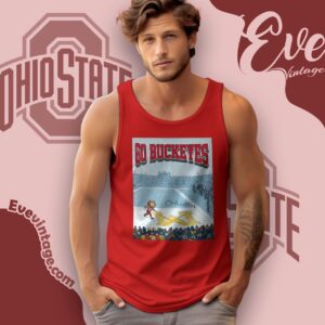 Ohio State Football Go Buckeyes Shirt Ohio Brutus Vs Michigan Tank Top Racerback