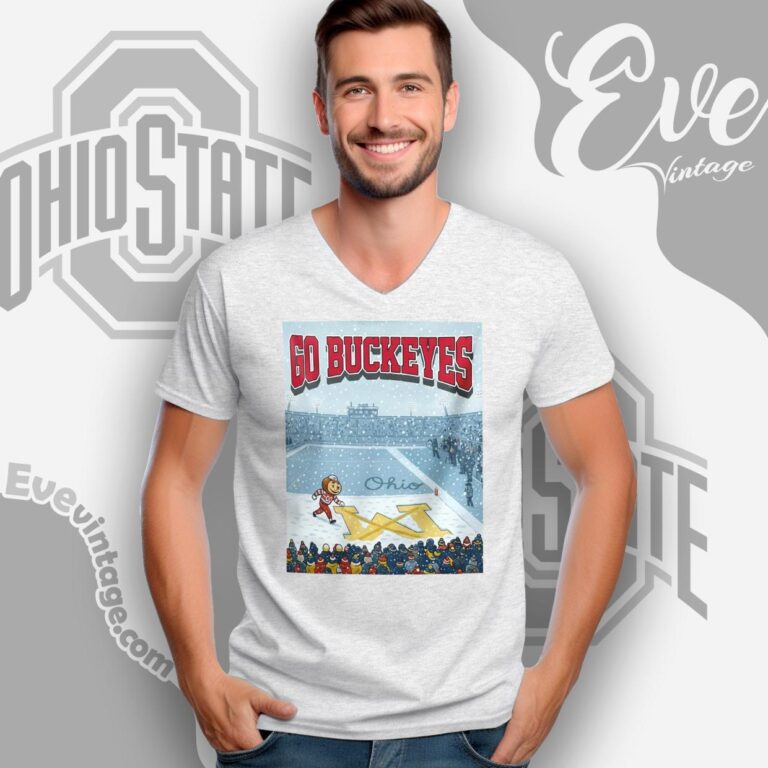 Ohio State Football Go Buckeyes Shirt Ohio Brutus Vs Michigan V Neck TShirt Ohio State Football Go Buckeyes Shirt Ohio Brutus Vs Michigan V Neck TShirt