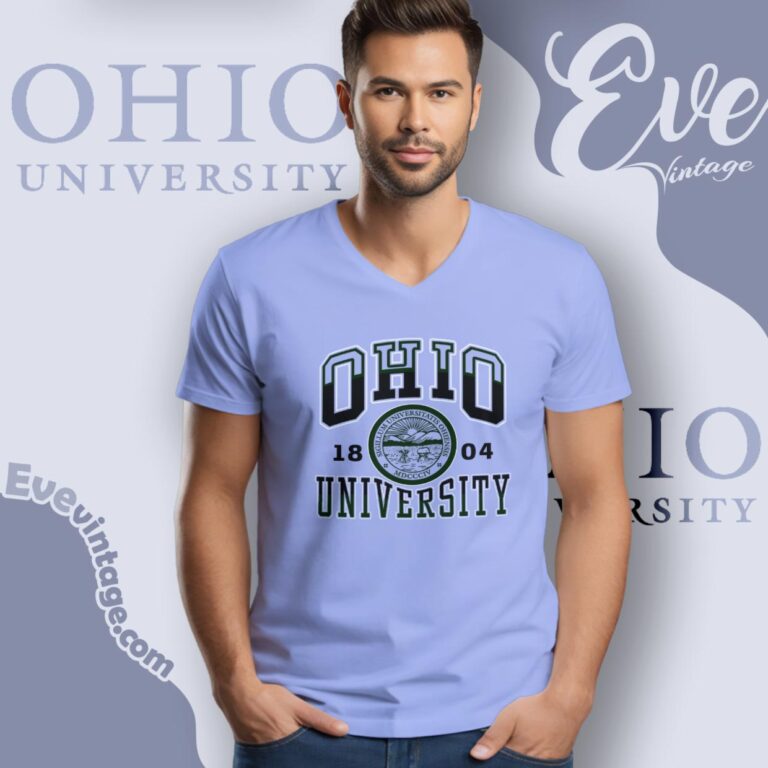 Ohio University Shirt V Neck TShirt Ohio University Shirt V Neck TShirt