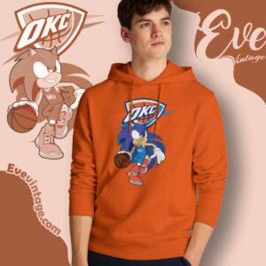 Oklahoma City Thunder Sonic The Hedgehog Shirt Hoodie