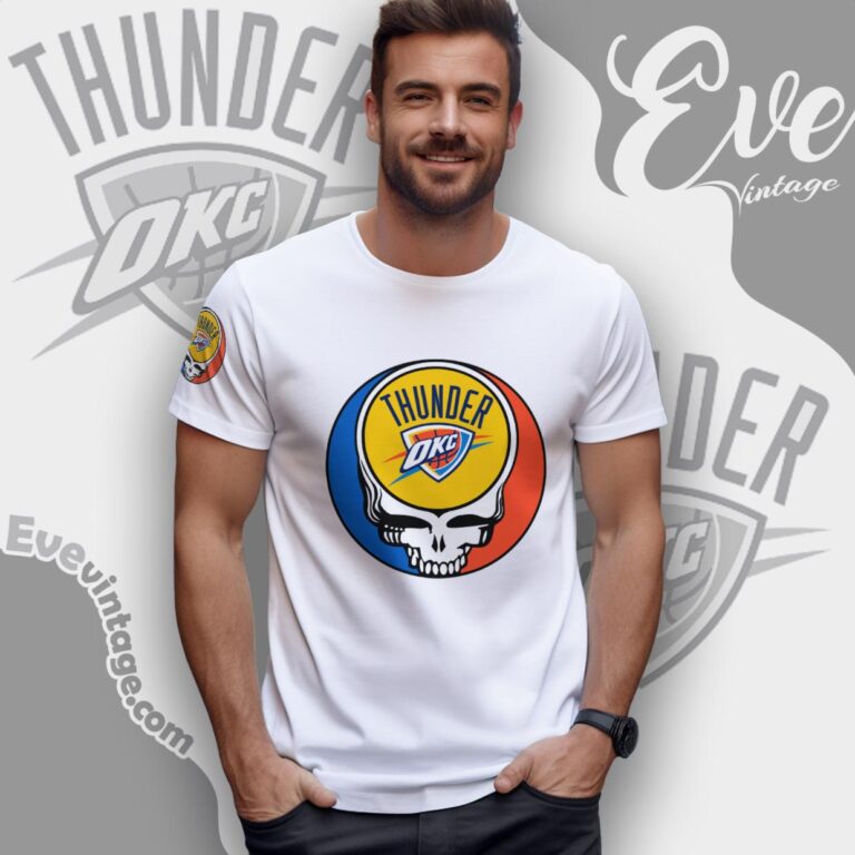 Oklahoma City Thunder Steal Your Face Grateful Dead Shirt T Shirt Oklahoma City Thunder Steal Your Face Grateful Dead Shirt T Shirt