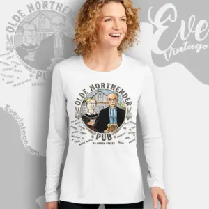 Olde Northender Pub Shirt Burlington Dive Bar Long Sleeve Tee