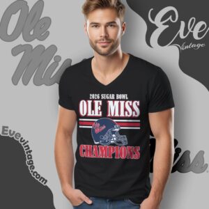 Ole Miss 2026 Cfp Sugar Bowl Champs Shirt V Neck TShirt