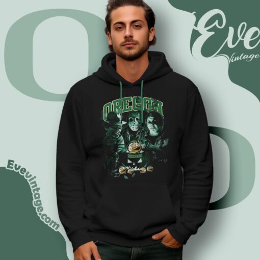 Oregon Ducks Halloween Horror Movie Shirt