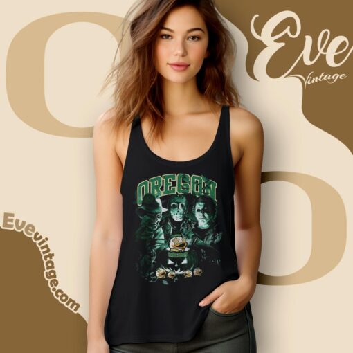 Oregon Ducks Halloween Horror Movie Shirt
