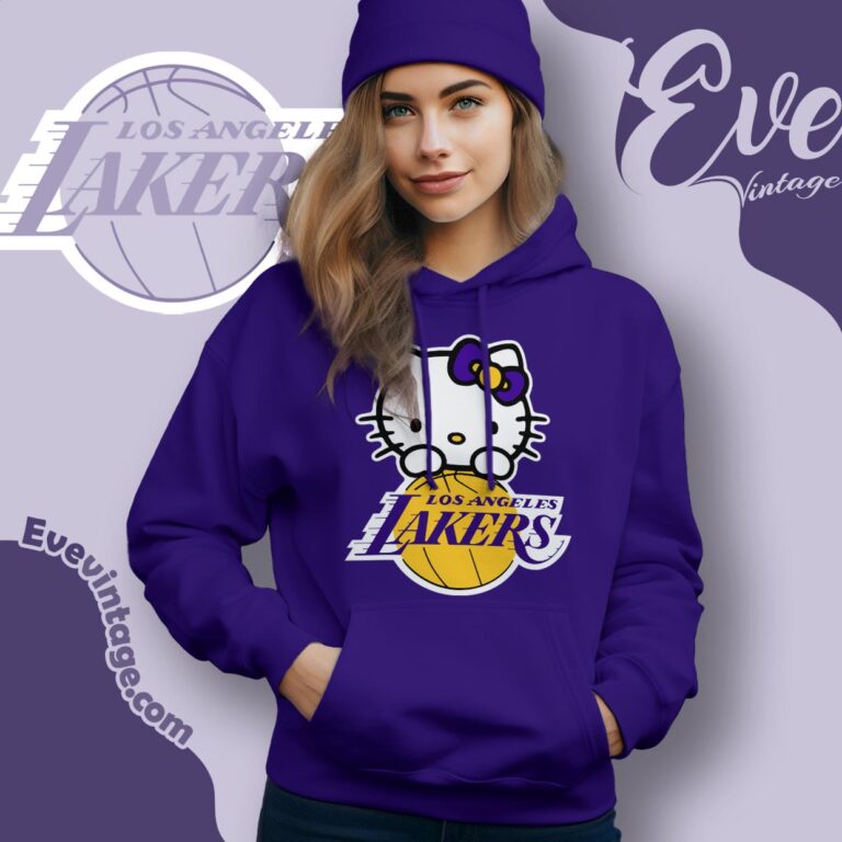 Original Los Angeles Lakers Hello Kitty Shirt Hoodie Original Los Angeles Lakers Hello Kitty Shirt Hoodie