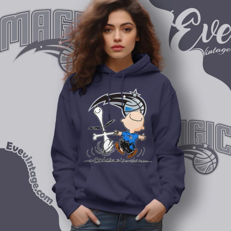 Orlando Magic Charlie Brown Snoopy Happy Dancing Shirt Hoodie Orlando Magic Charlie Brown Snoopy Happy Dancing Shirt Hoodie