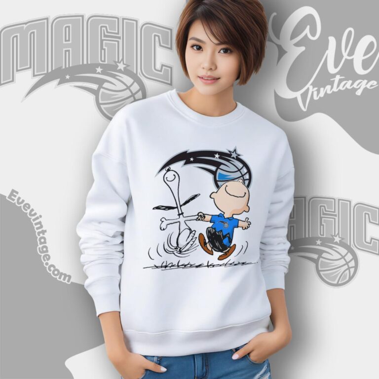 Orlando Magic Charlie Brown Snoopy Happy Dancing Shirt Sweatshirt Orlando Magic Charlie Brown Snoopy Happy Dancing Shirt Sweatshirt