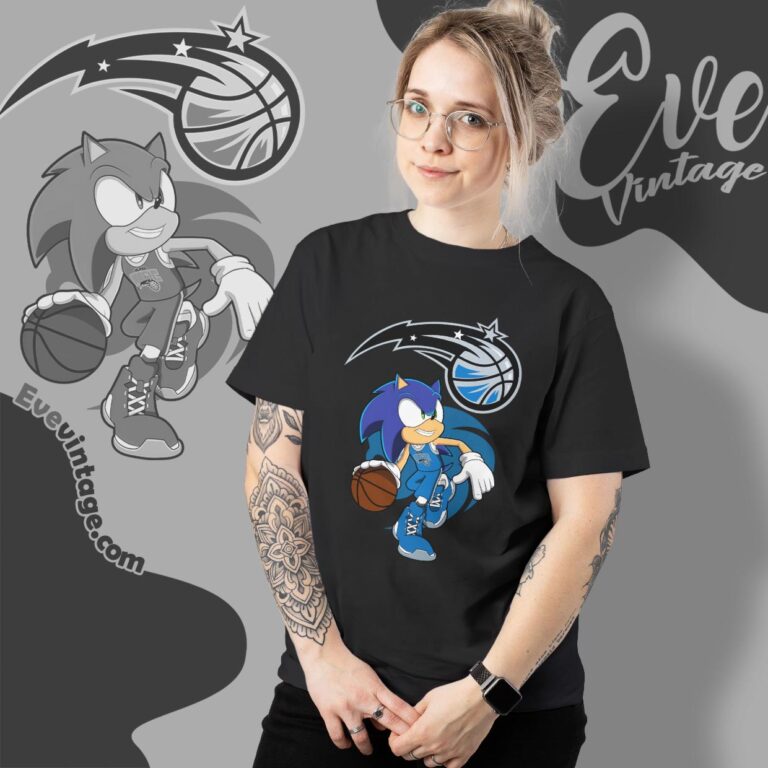 Orlando Magic Sonic The Hedgehog Shirt Women T shirt Orlando Magic Sonic The Hedgehog Shirt Women T shirt
