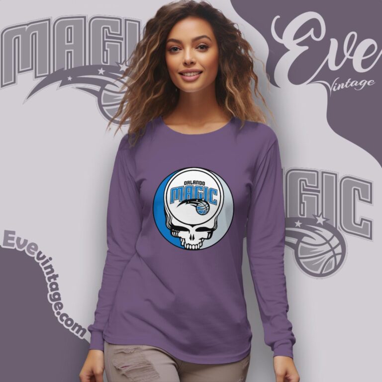Orlando Magic Steal Your Face Grateful Dead Shirt Long Sleeve Tee Orlando Magic Steal Your Face Grateful Dead Shirt Long Sleeve Tee