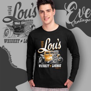 Orlando Whiskey Lou's Lounge Shirt Florida Dive Bar Tee Long Sleeve Tee