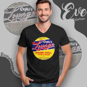 Orpha’s Lounge Tulsa Shirt Oklahoma Dive Bar V Neck TShirt