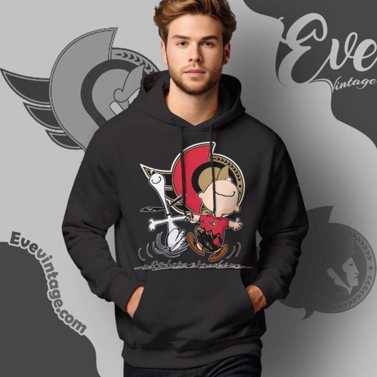 Ottawa Senators Charlie Brown Snoopy Happy Dancing Shirt Hoodie Ottawa Senators Charlie Brown Snoopy Happy Dancing Shirt Hoodie