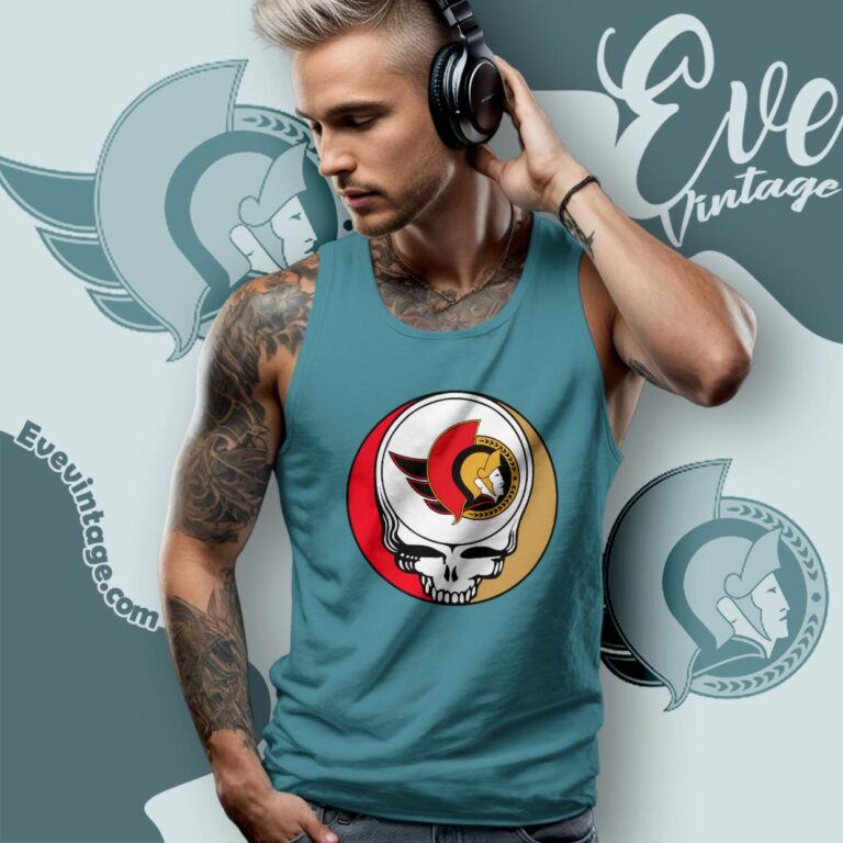 Ottawa Senators Steal Your Face Grateful Dead Shirt Tank Top Racerback Ottawa Senators Steal Your Face Grateful Dead Shirt Tank Top Racerback
