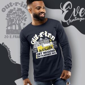 Out R Inn Shirt Columbus Ohio Dive Bar Long Sleeve Tee