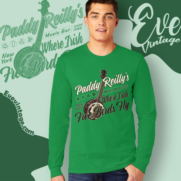 Paddy Reilly's Music Bar Shirt Ny Dive Bar Long Sleeve Tee Paddy Reilly's Music Bar Shirt Ny Dive Bar Long Sleeve Tee