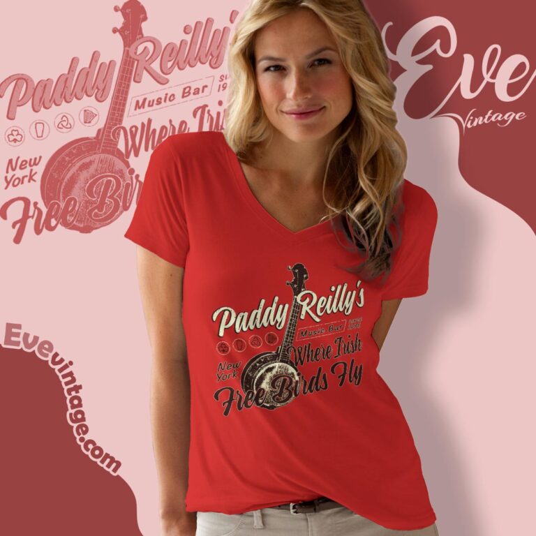 Paddy Reilly's Music Bar Shirt Ny Dive Bar V Neck TShirt Paddy Reilly's Music Bar Shirt Ny Dive Bar V Neck TShirt