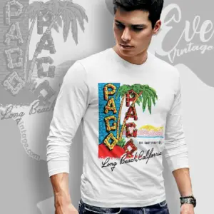 Pago Pago Long Beach Tiki Bar Long Sleeve Tee