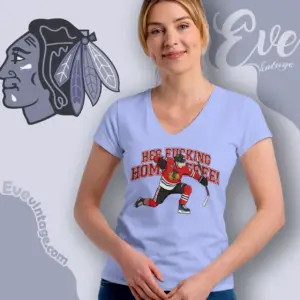 Patrick Kane Hes Fucking Home Chicago Blackhawks V Neck TShirt