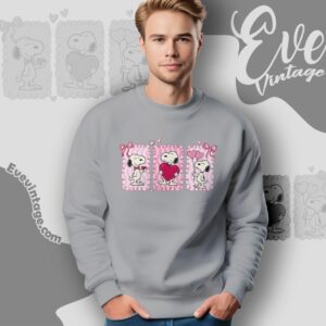 Peanuts Snoopy Valentine Love Shirt Sweatshirt
