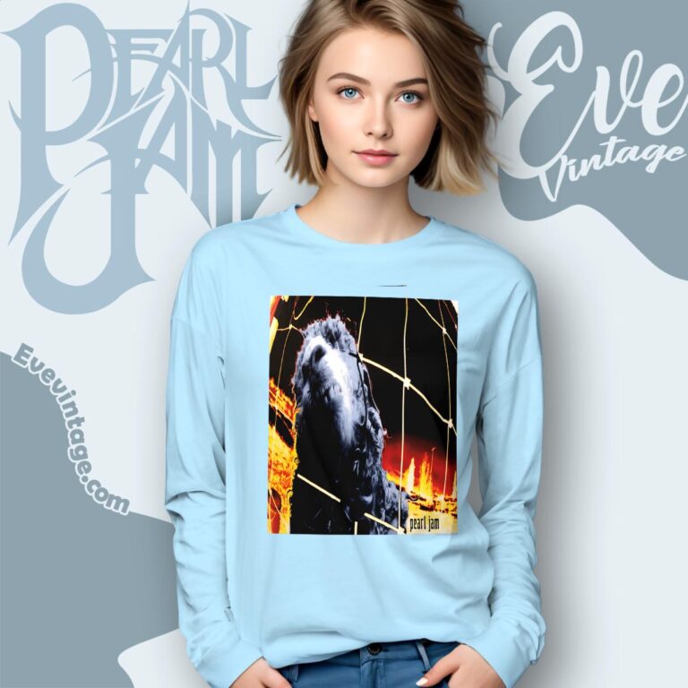 Pearl Jam 1993 Threadworm Pig Shirt Long Sleeve Tee Pearl Jam 1993 Threadworm Pig Shirt Long Sleeve Tee
