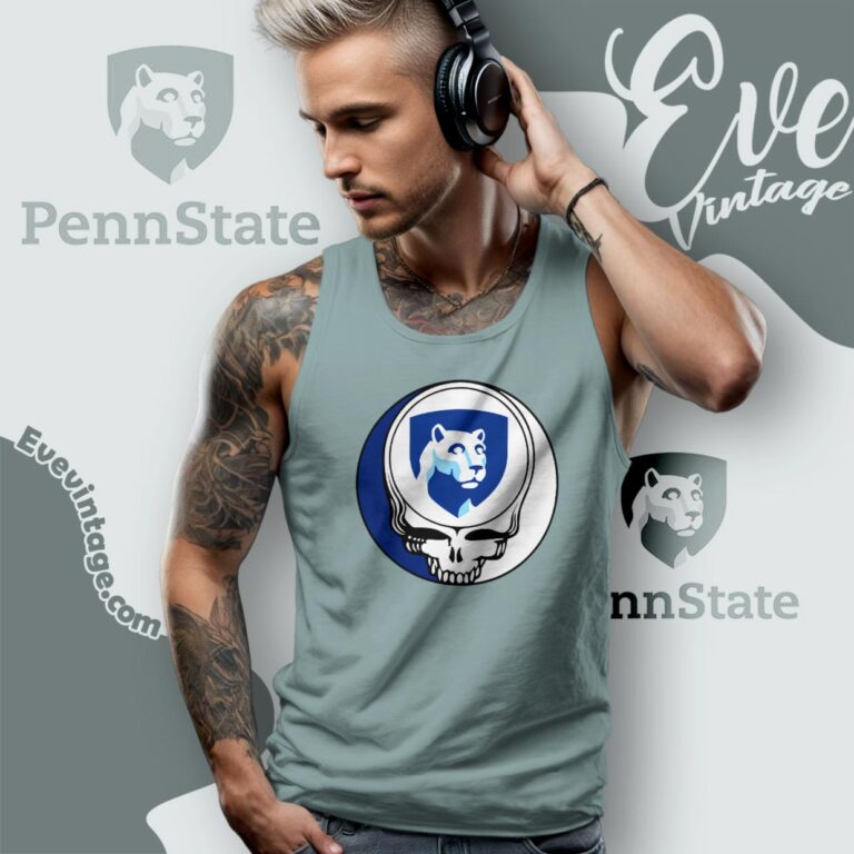 Pennsylvania State University Steal Your Face Grateful Dead Shirt Tank Top Racerback Pennsylvania State University Steal Your Face Grateful Dead Shirt Tank Top Racerback