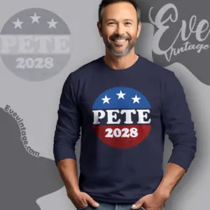 Pete Buttigieg For President 2028 Long Sleeve Tee