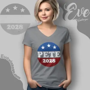 Pete Buttigieg For President 2028 V Neck TShirt