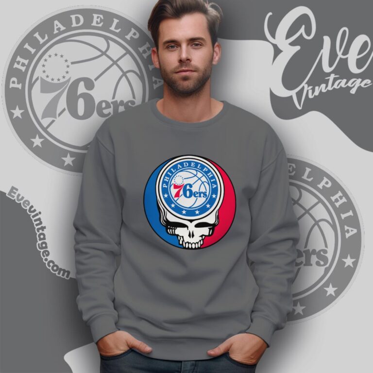 Philadelphia 76ers Steal Your Face Grateful Dead Shirt Sweatshirt Philadelphia 76ers Steal Your Face Grateful Dead Shirt Sweatshirt